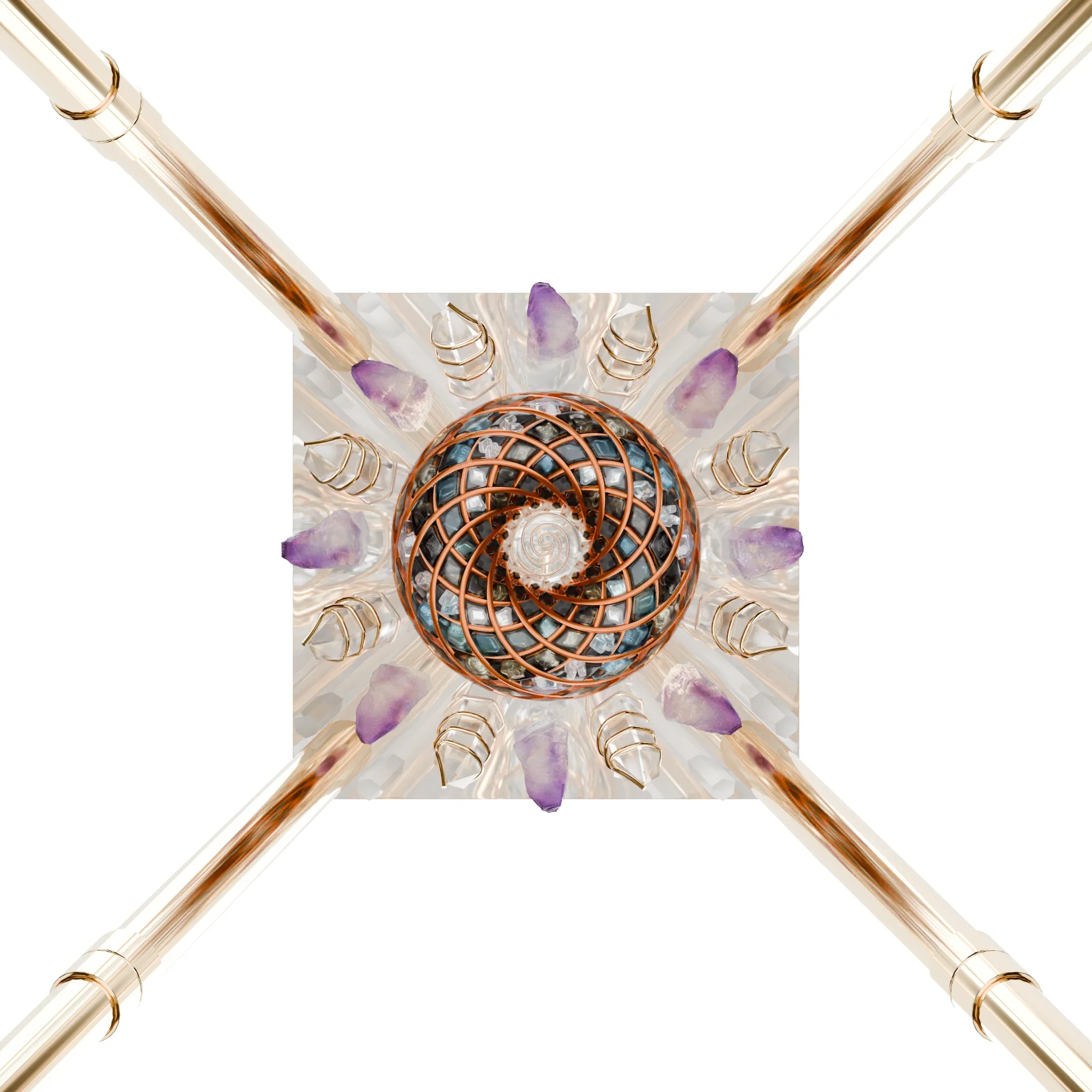 Custom Superluminal Spiral – iPyramids i5 Nubian Quantum Vortex & Shield